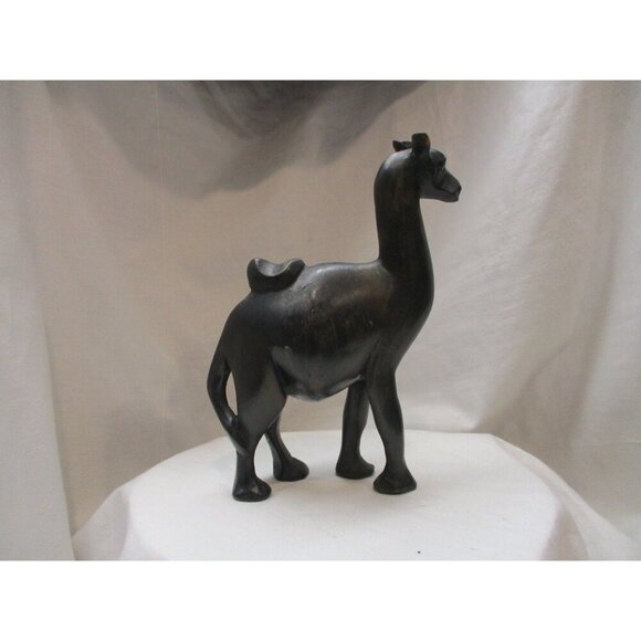 Wooden‎ Camel Saddle Hand Carved Figurin Nativity African home Animal lover - Picture 3 of 5